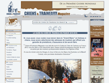 Tablet Screenshot of chiensettraineaux.com